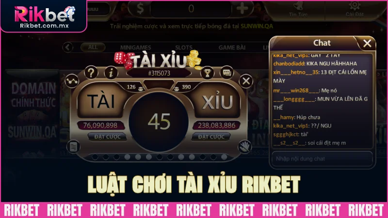 Cần tìm hiểu kỹ luật chơi Tài xỉu RIKBET